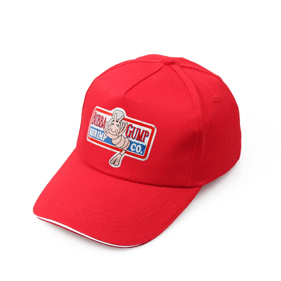 Men Women 1994 Bubba Gump Shrimp CO. Baseball Hat Forrest Gump Costume Cosplay Adjustable Snapback Cap Summer Hats