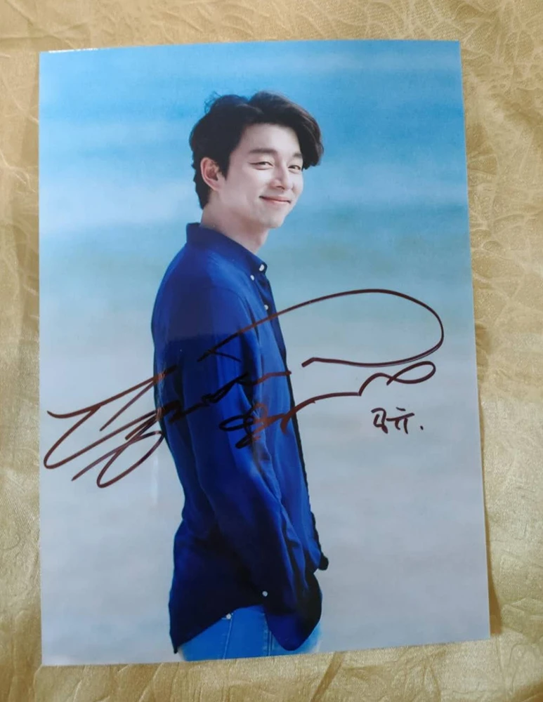 hand signed Gong Yoo autographed photo 5*7 K-POP free shipping 092020F