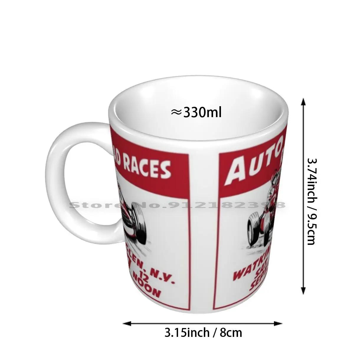 Watkins Glen Auto Road Races Ceramic Mugs Coffee Cups Milk Tea Mug Watkins Glen New York Grand Prix Ny Racing Motor Racing Car