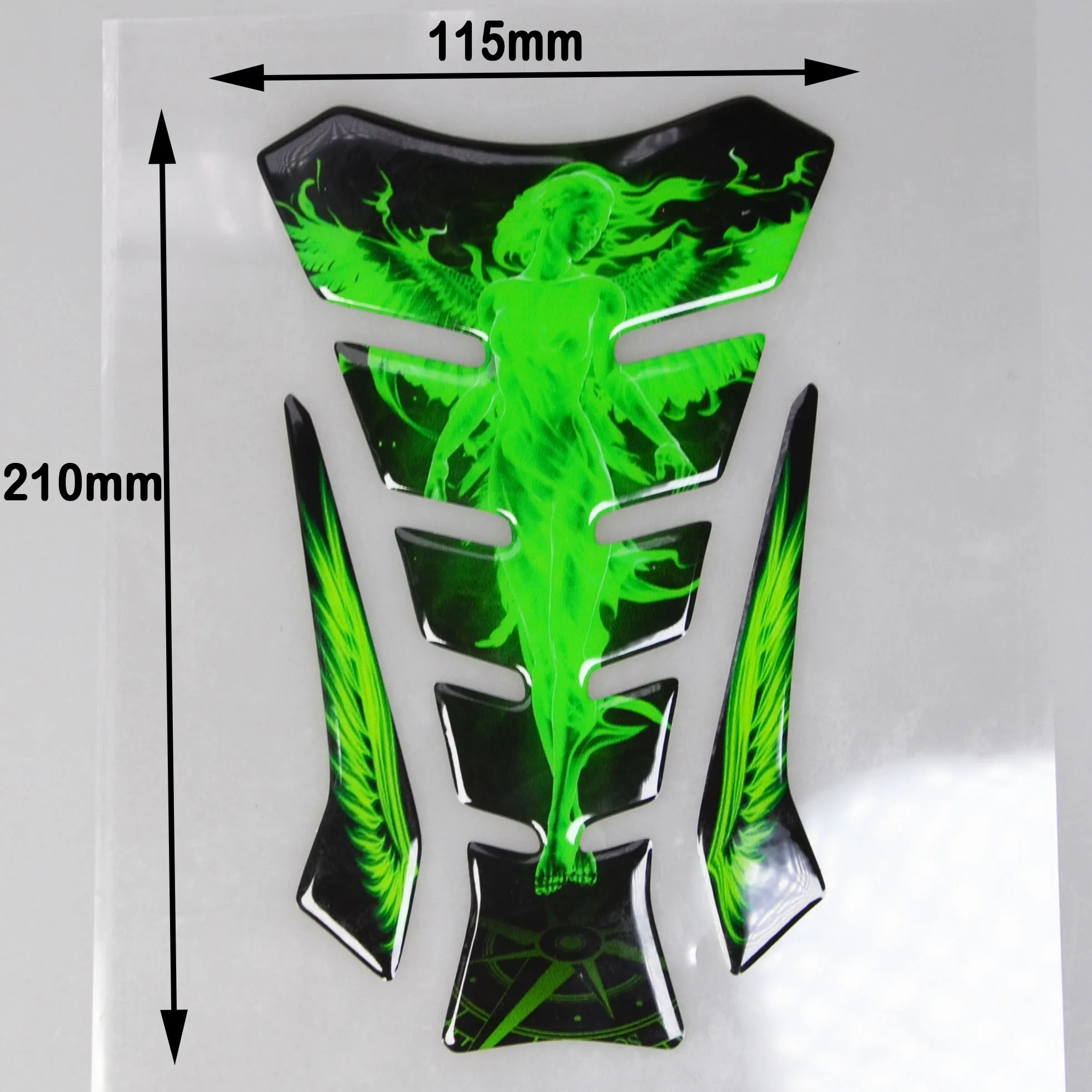 Tankpad universale per moto, canotta, adesivi per canotta 3D, protezione per Gas olio, protezione per serbatoio per portachiavi senza SUZUKI YAMAHA