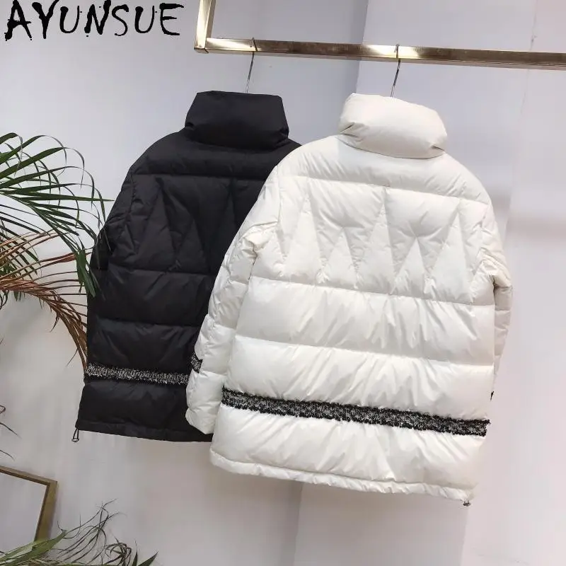 Autumn Winter Women's Down Jacket White Duck Down Coat Female Ultra Light Puffer Jacket Women Korean Clothes Mujer Chaqueta KJ