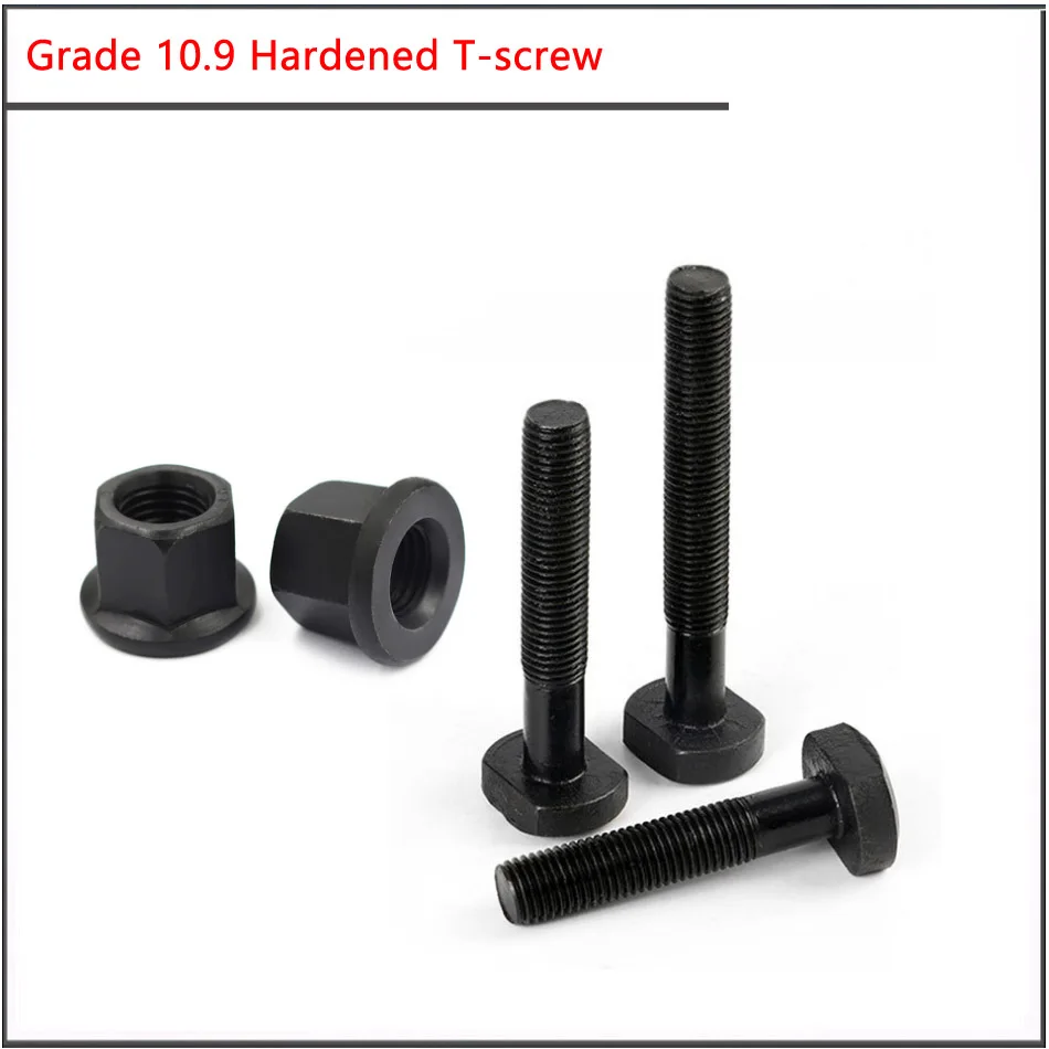 M8 M10 M12 M16 M20 M22 M24 Grade 10.9 high strength T-shaped screw lengthening T-shaped screw pressing plate screw bolt T-nut