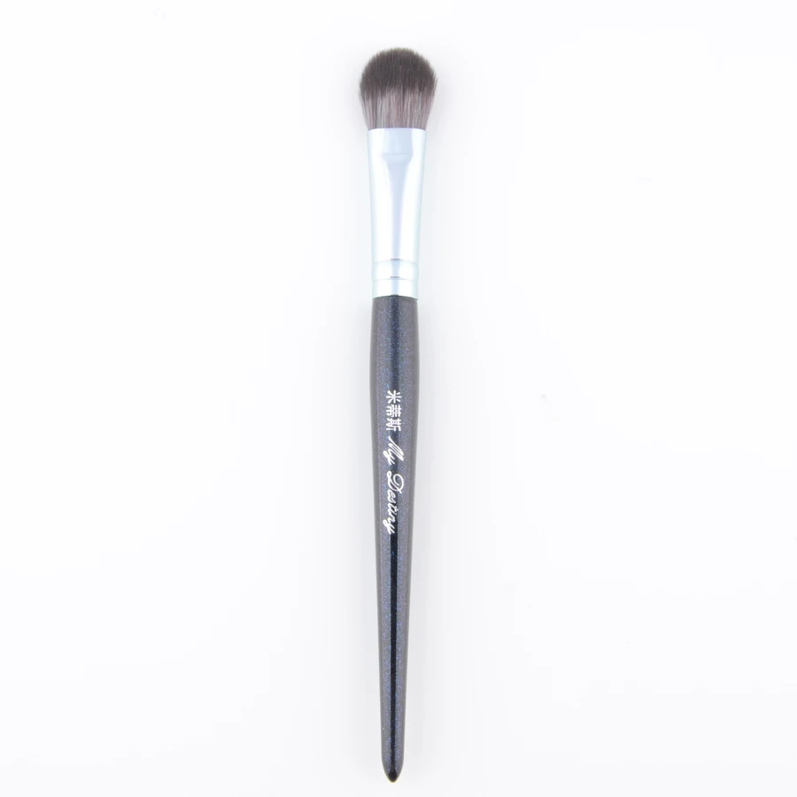 1 piece 034 Precision Highlighter Makeup Brushes Eyeshadow Blending Synthetic hair Wood handle Professional Make up tools