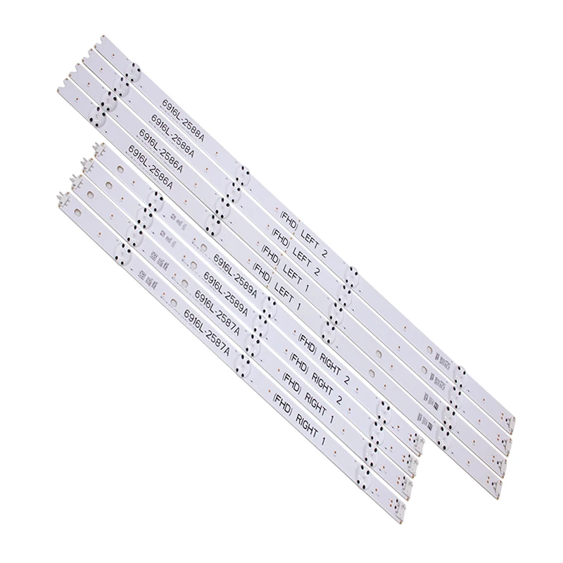 

100%NEW original 80 PCS/set LED backlight strip bar for 6916L-2586A 6916L-2587A 6916L-2588A 6916L-2589A LC490DUE FJ M1 49LH604V