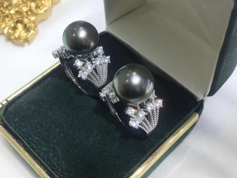 

New Design 925 Sterling Silver Ring Finger Ring Settings Adjustable Ring Findings Jewelry Parts Fittings Accessories for Pearls