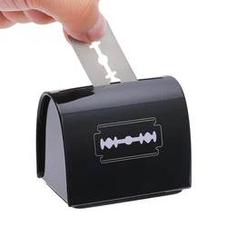 Metal Blade Disposal Case Safe Storage Bank For Used Safety Razor Blades