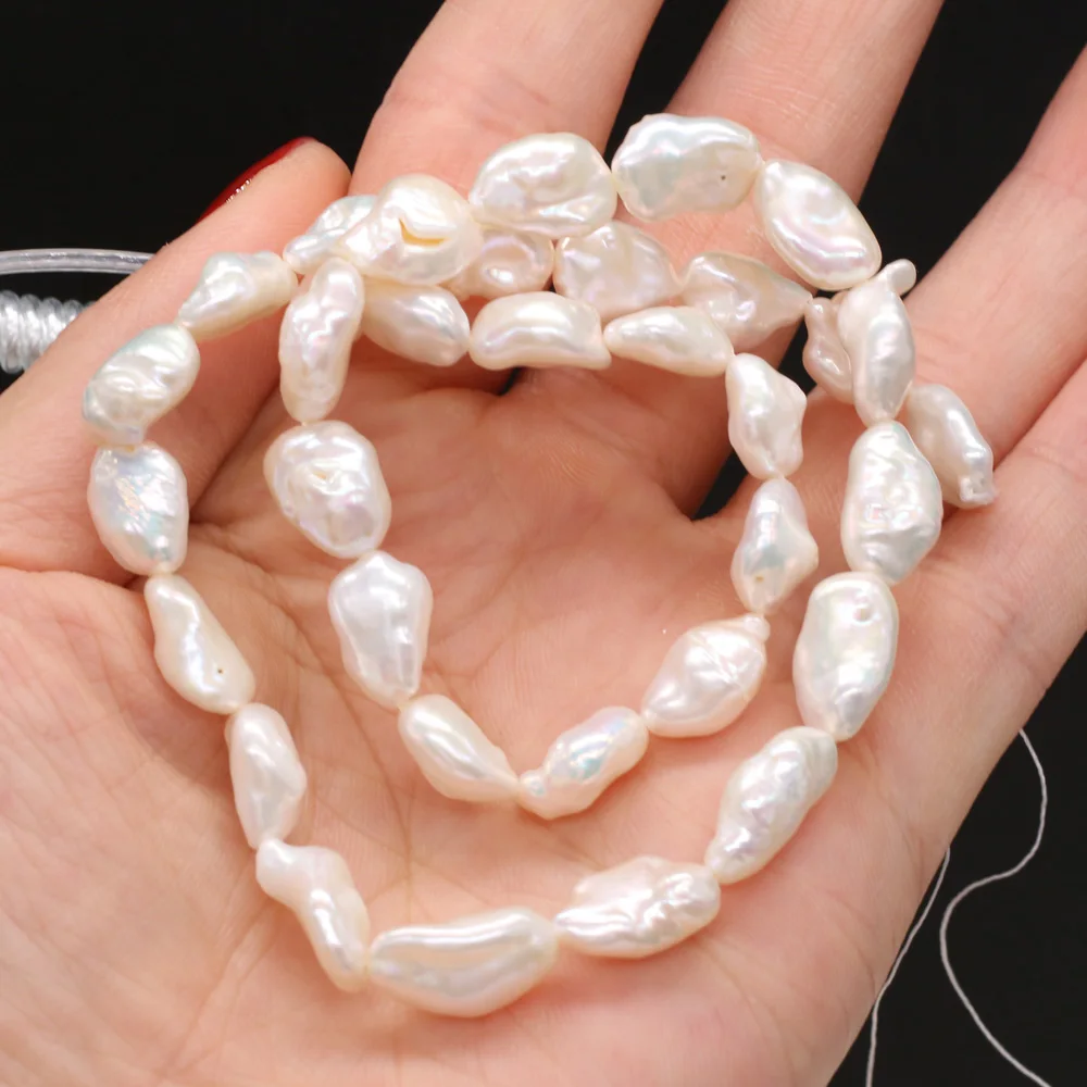Hot Selling Natural Fashion Special-shaped Recycled Pearl DIY Making Bracelet Necklace Jewelry Accessories9x14-10x15mm36cm/piece