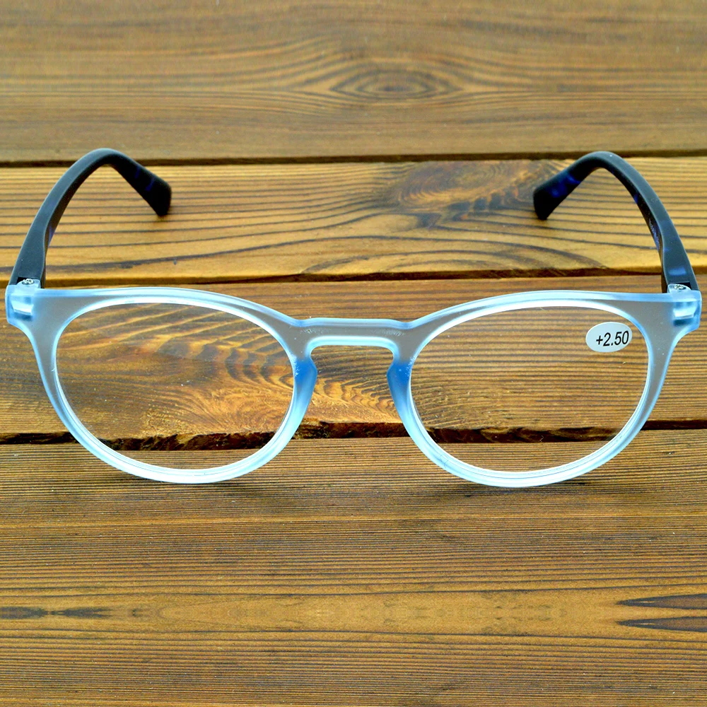 TR90 Spring Hinge Classic Fashion Round Retro Multi-layer Coating Reading Glasses +0.75 +1 +1.25 +1.5 +1.75 +2 +2.5 +2.75 to +4