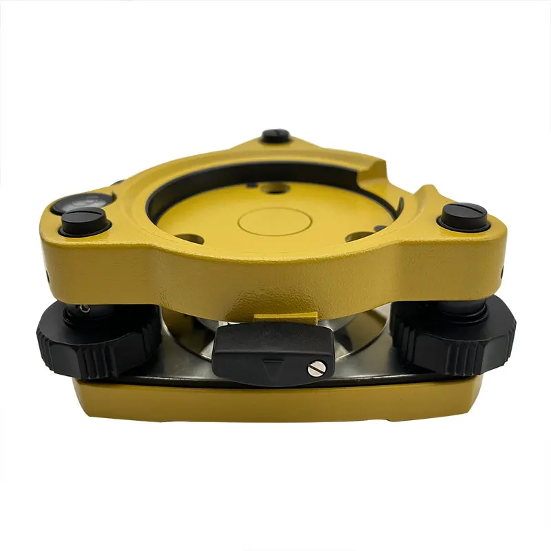 Yellow Three-Jaw Tribrach Adapter With Optical Plummet For Topcon Total Station Surveying Instruments GPS