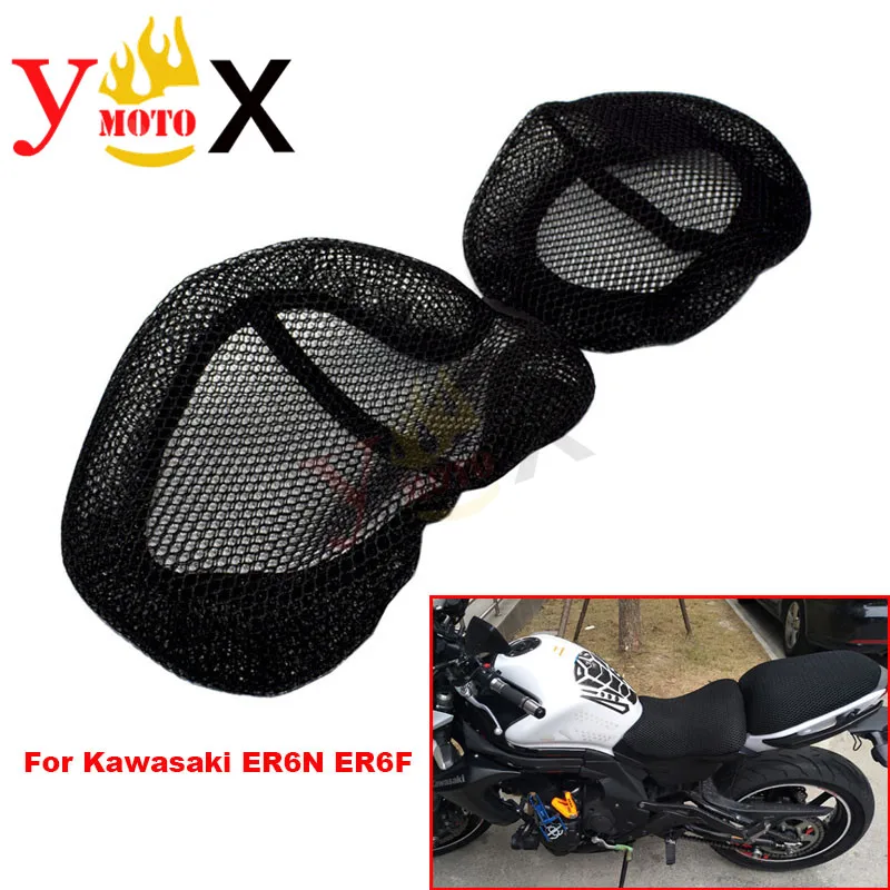 

NINJA650 Mesh Seat Cover Cushion Guard Insulation Breathable Sun-proof Net For KAWASAKI Ninja 650 EX650 ER6N ER-6N ER6F ER-6F