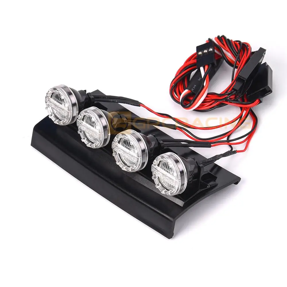Roof Rack Light Set Spotlight Off-road Car Searchlight G162f Upgrading Parts For Traxxas Trx4 Trx6 G500 G63