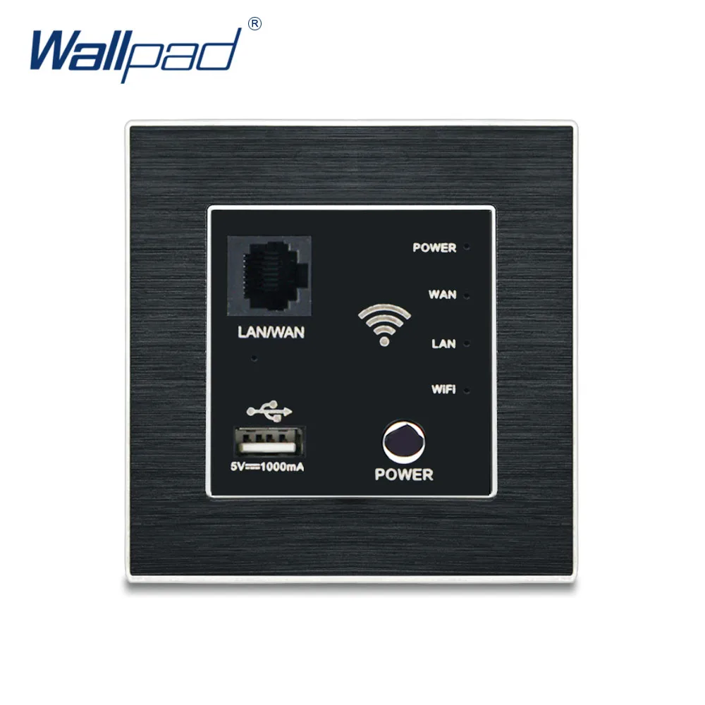 Wall Embedded Wireless WIFI AP Router Phone USB Socket Outlet Wall Charger WiFi Smart Socket Electric USB Wall Sockets Repeater