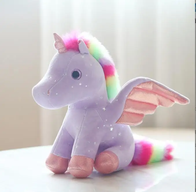 

unicorn plush toy for baby Baby Kids Appease Sleeping Pillow Doll Animal Stuffed Plush Toy Birthday Gifts for Girls Childre