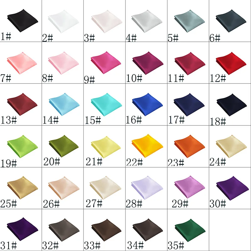 Heren Volwassen Zakdoek Formele Zakdoeken Polyester Zakdoek Zakelijke Zak Vierkante Borst Accessoires Ba89