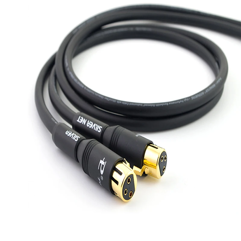 HIFI 2 RCA To Dual XLR Audio Cable 2 RCA Male to 2 XLR Female For Microphone Subwoofer Mixer Recording Studios Cable