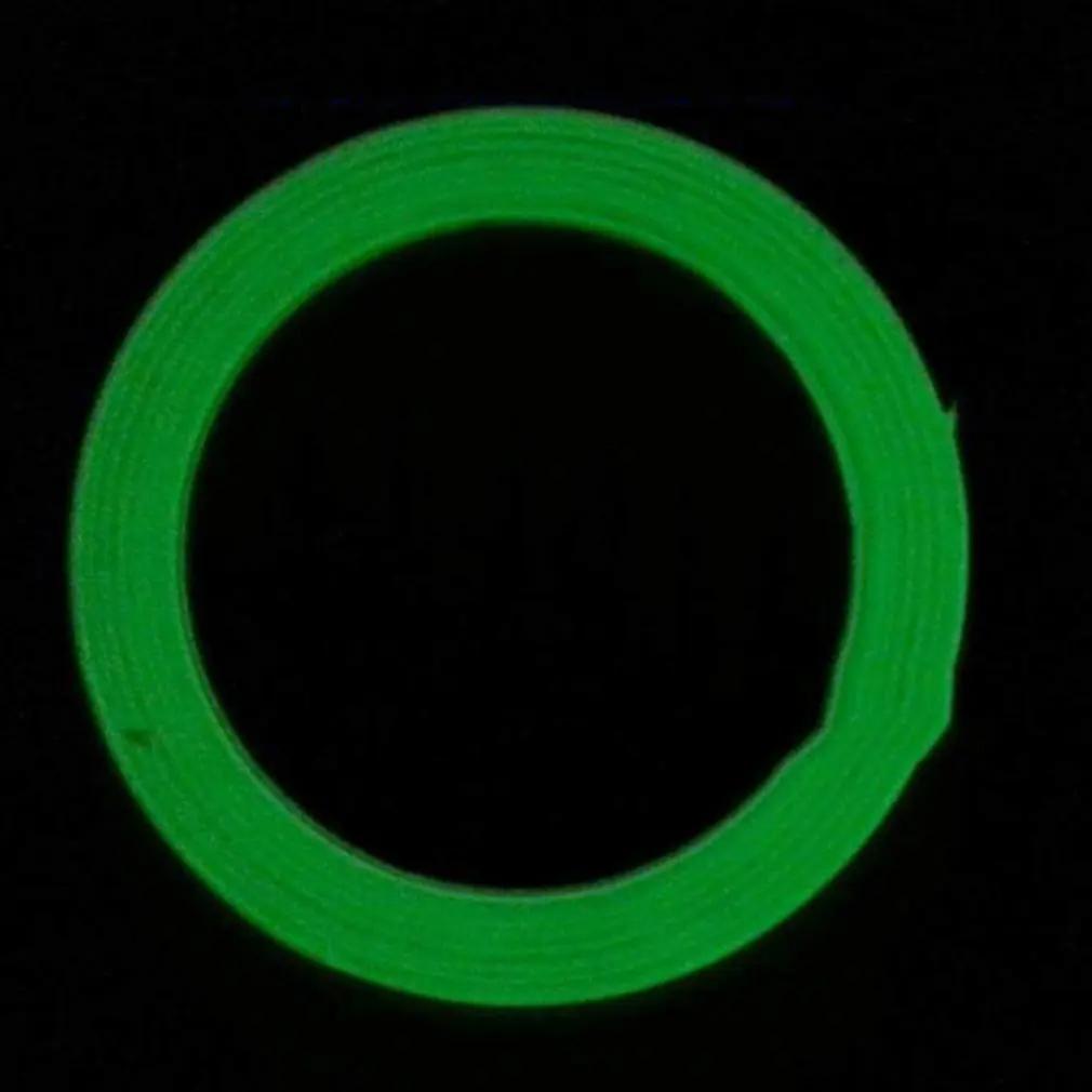 Leucht Band 1,5 cm * 1m 12MM 3M Selbst-klebeband Nachtsicht Glow In Dark sicherheit Warnung Sicherheit Bühne Hause Dekoration Bänder