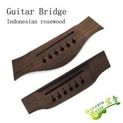 Acoustic Guitar Bridge High Quality Replacement Parts Wood Guitar Accessories 153*36*9mmIndonesian Rosewood