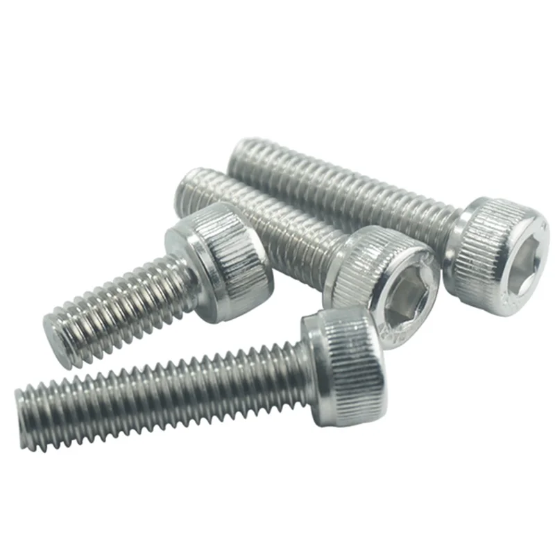 luhuichang M10 10pcs 304 Stainless Steel Hexagon Socket Head Cap Screws Hex Socket Screw Metric Bike Screw