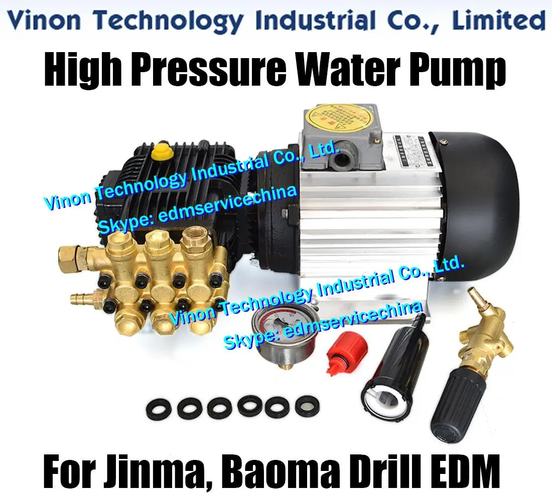 Jinma/Baoma High Presure Water Pump+380V Motor Set for Small Hole Drill Machine.Voltage 380V,Power 0.37KW,Speed 900 or 1400r/min