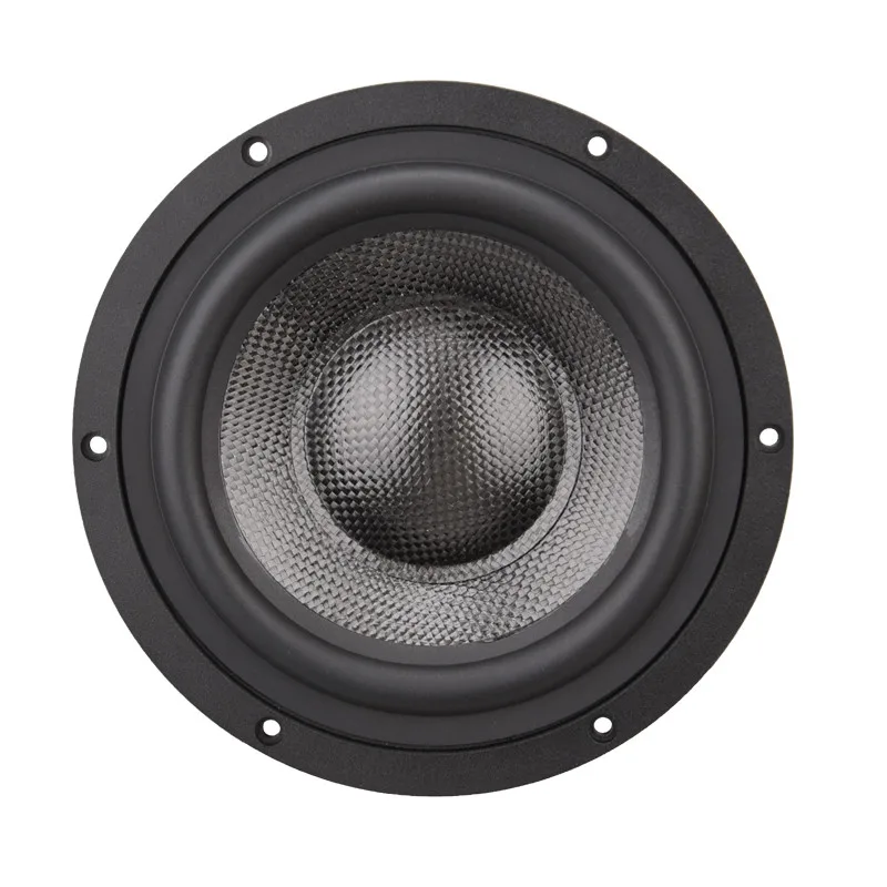 HF-301 T6-182 HiFi Speakers 6.5 inch top carbon fiber braided basin mid-woofer speaker unit 8 ohm (1PCS)