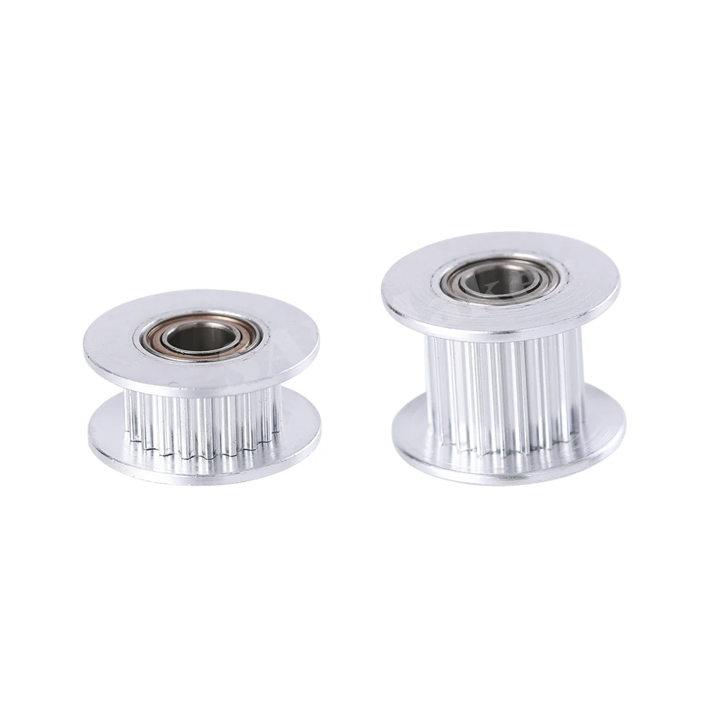 GT2 Idler Timing Pulley 16/20 Tooth Wheel Bore 3/5mm Aluminium Gear Teeth Width 6/10mm For I3 Ender 3 CR10 Bluer Printer Reprap