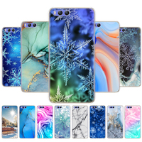 For Xiaomi Mi 6 Case Soft TPU Silicon Back Phone Cover for Xiaomi Mi6 Case Xiomi Xiaomi6 Bag marble snow flake winter christmas