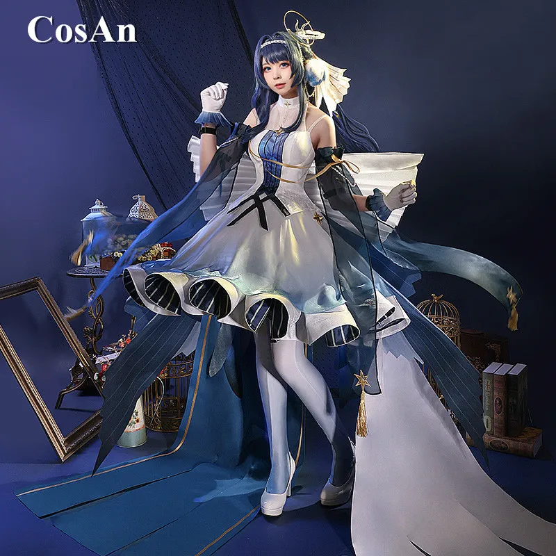 CosAn Hot Game Arknights Astesia Cosplay Costume Sweet Elegant Lolita Dress Female Activity Party Role Play Clothing