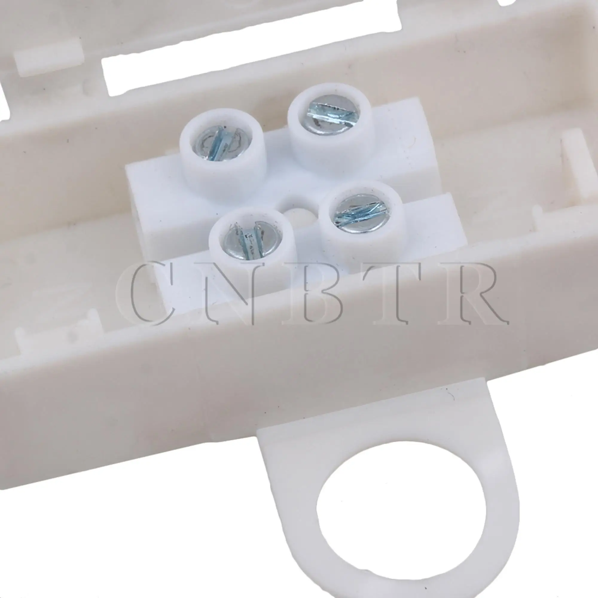 CNBTR 8pcs Chandelier Beige Mini Wire Junction Box with T06-MM02P Terminal