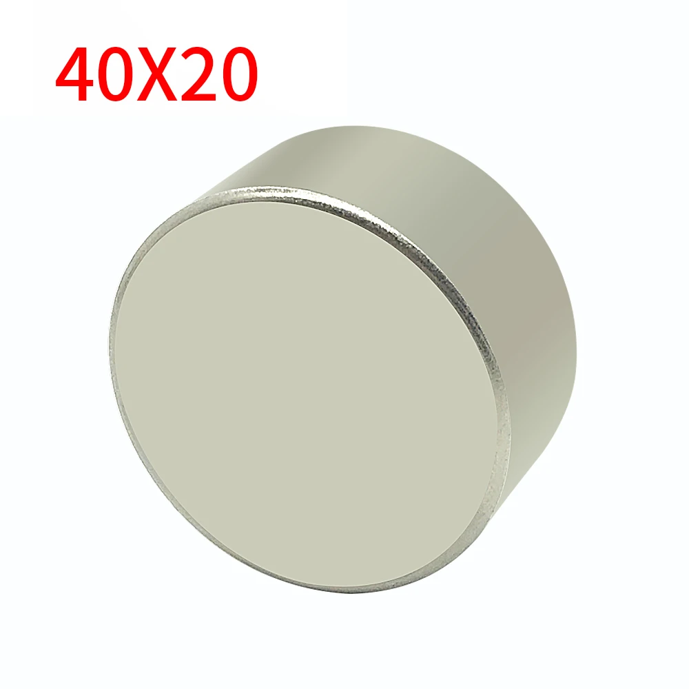 

1pc Round Block magnet 40*20mm Super Strong Neodymium Magnet Permanent Rare Earth Magnet