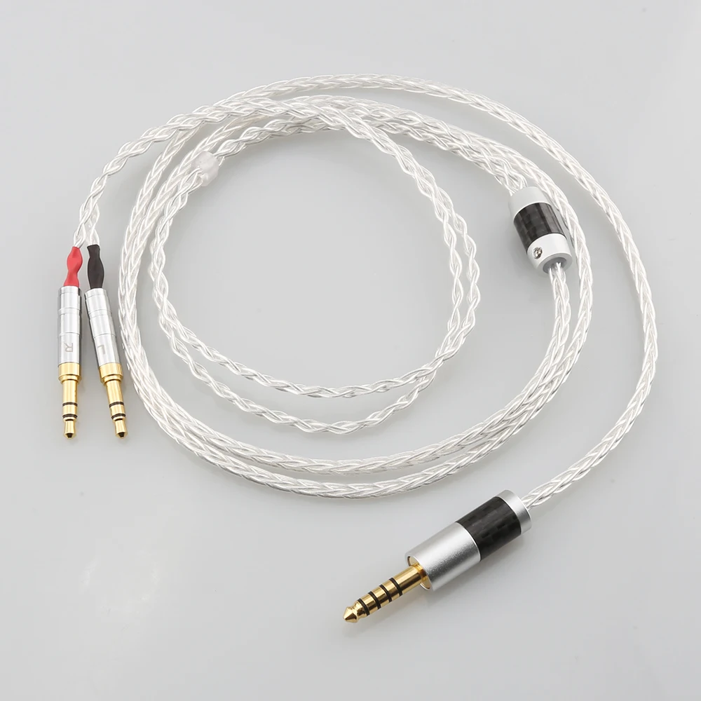 Audiocrast  819AG 4.4 to Sundara Aventho focal elegia t1 t5p D7200 MDR-Z7 2.5/3.5/4.4mm Balance Headphone Cables