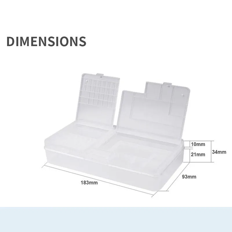 SS-001A Multi-function Magic Box Mobile Phone LCD Screen Mainboard IC Parts Repair Plastic Storage Box