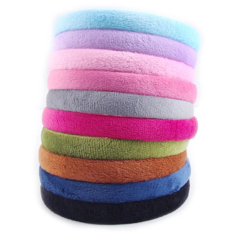 1.5cm Velvet Headbands for Women Soft Hairbands Fashion No Slip Headband for Girls Candy Color DIY Hair Accessories