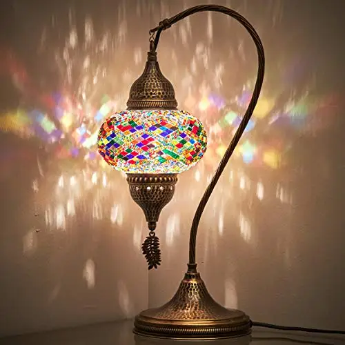 

Table Lamp,Swan neck,Lamp Shade,Arabian Mosaic Lamps, Moroccan Lantern, Chandelier, english Light, Hanging Lamp, Mosaic lighting,