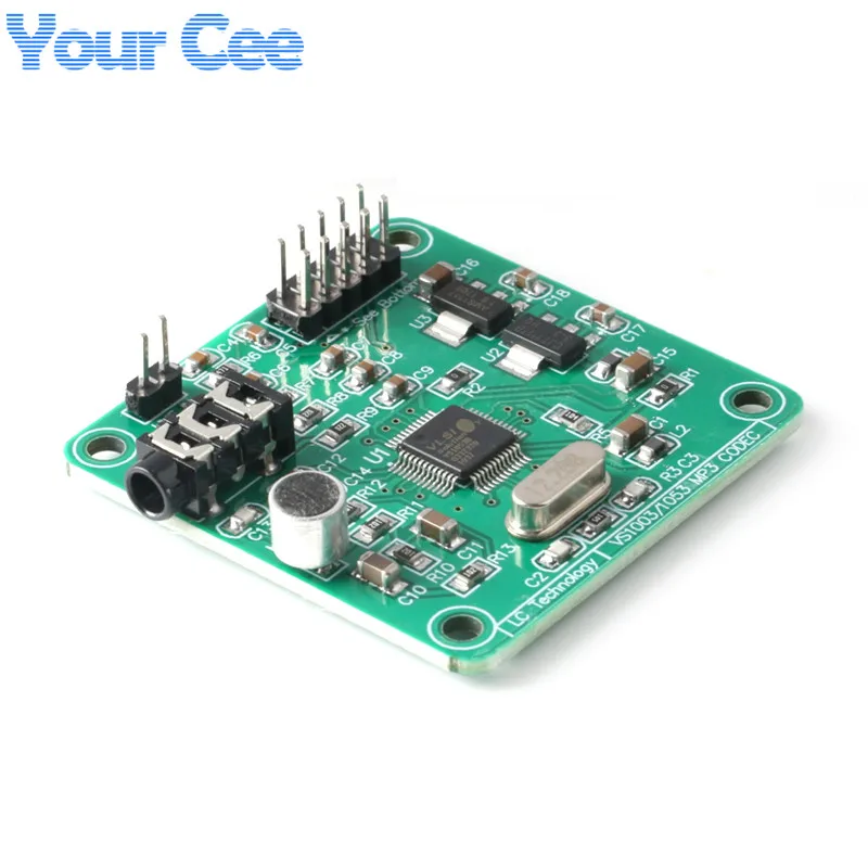 VS1053 Audio MP3 Player Module Development Board Recording SPI OGG Encoding Recording Control Signal Filter VS1053B-L LQFP-48