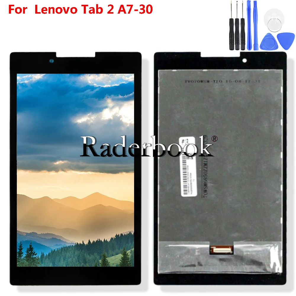 

Touch Screen Digitizer Glass LCD Display For Lenovo Tab 2 A7 - 30 A7 - 30HC 2nd A7-30HC A7-30GC A7-30F A7-30H tablet Assembly