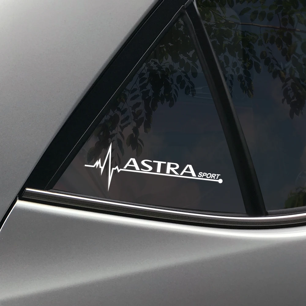 For Opel Adam Combo OPC Astra Mokka Insignia Corsa Tigra Grandland Vectra Crossland X Zafira Vivaro Car Side Window Stickers