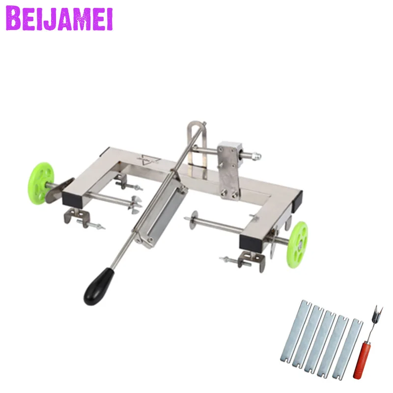 BEIJAMEI Commercial Pineapple Peeling Machine Pineapple Peeler Manual Pineapple Eye Remover V Shape Tools