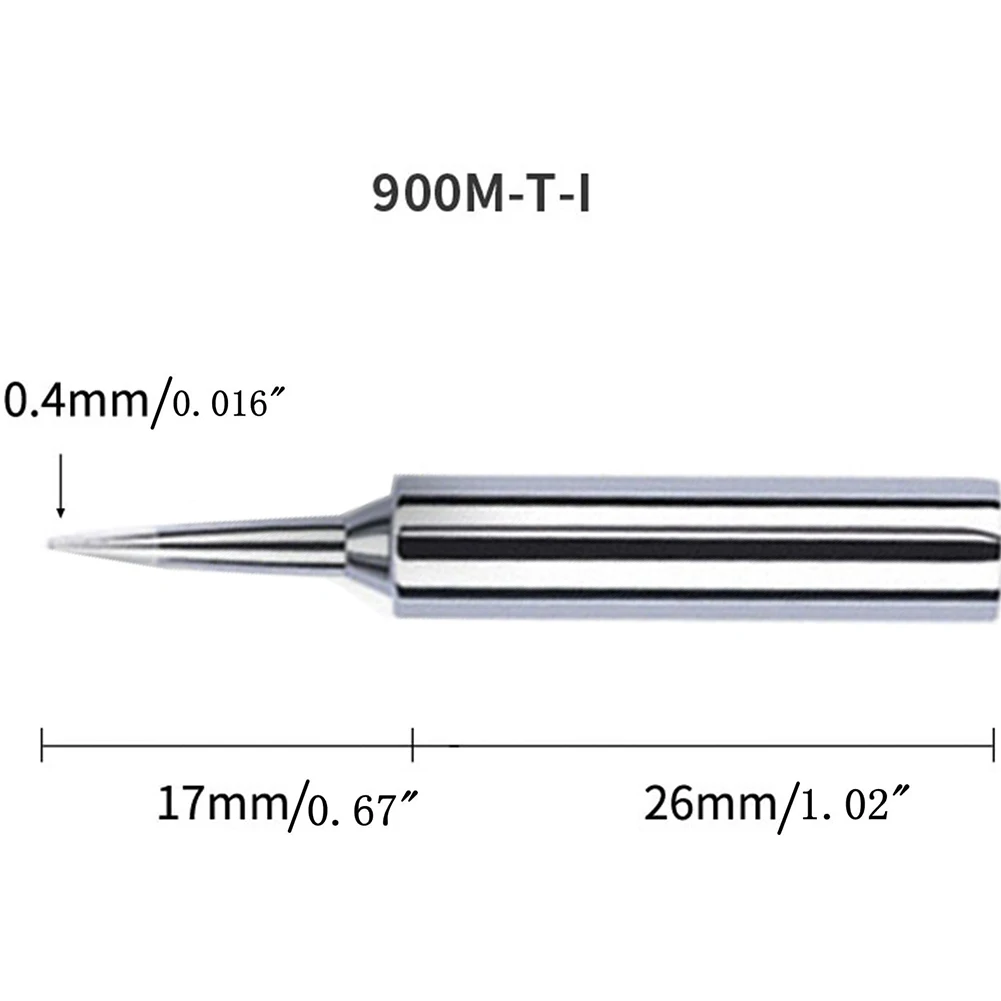 5Pcs 900M-T-I 900M-T-B Solder Iron Station Tool  Sharp Soldering Iron Head Set Inside Hot Bare  Electric Soldering Iron Tip