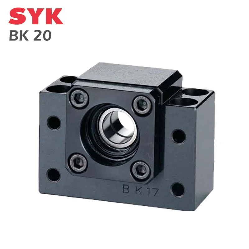 

SYK Support Unit Professional BK20 BKBF20 Fixed-side C7 C5 C3 for ballscrew TBI sfu 2505 2510 Premium CNC Parts Spindle End mach