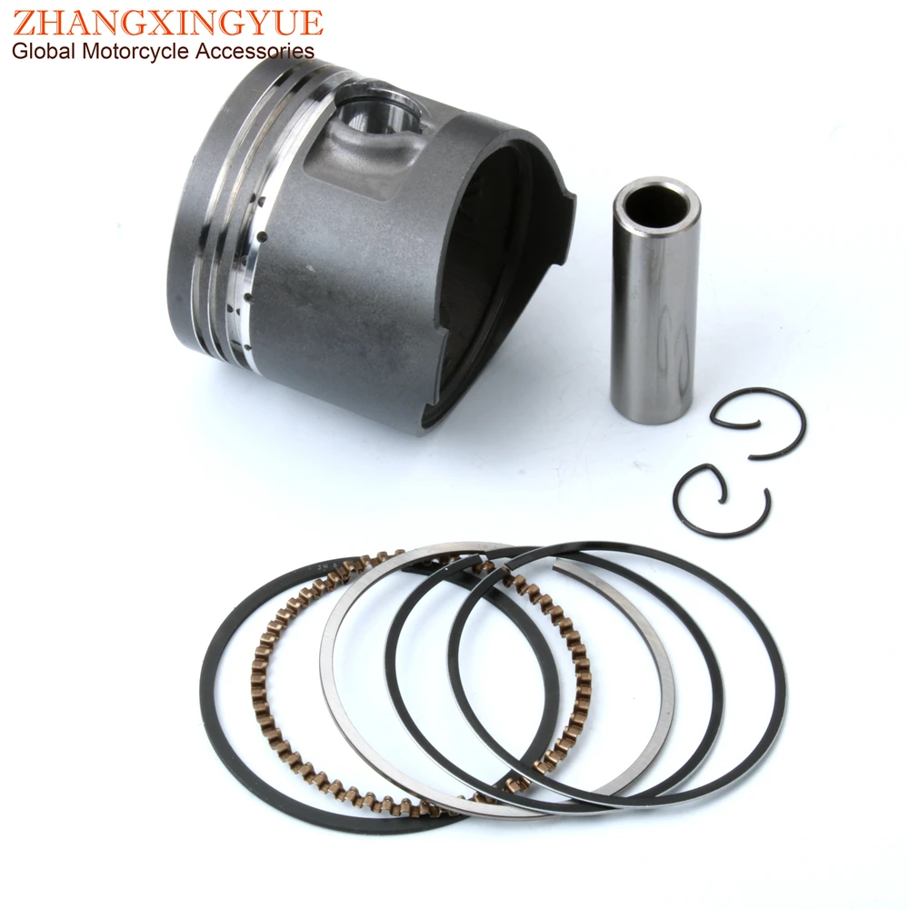 Motorcycle Piston Kit for Honda CB125S CL125 XL125 TL125 CT125 SL125 CB CL XL TL CT SL 125cc 56.5mm / 15mm 4-Stroke