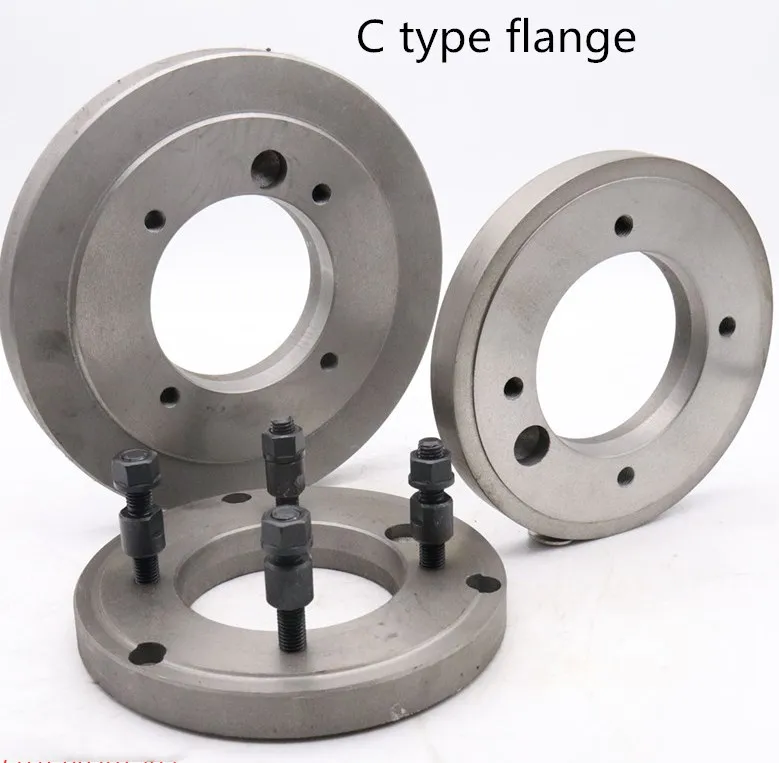 Three-jaw/four-jaw lathe chuck C5 / C6 / C8 / C11 flange adapter