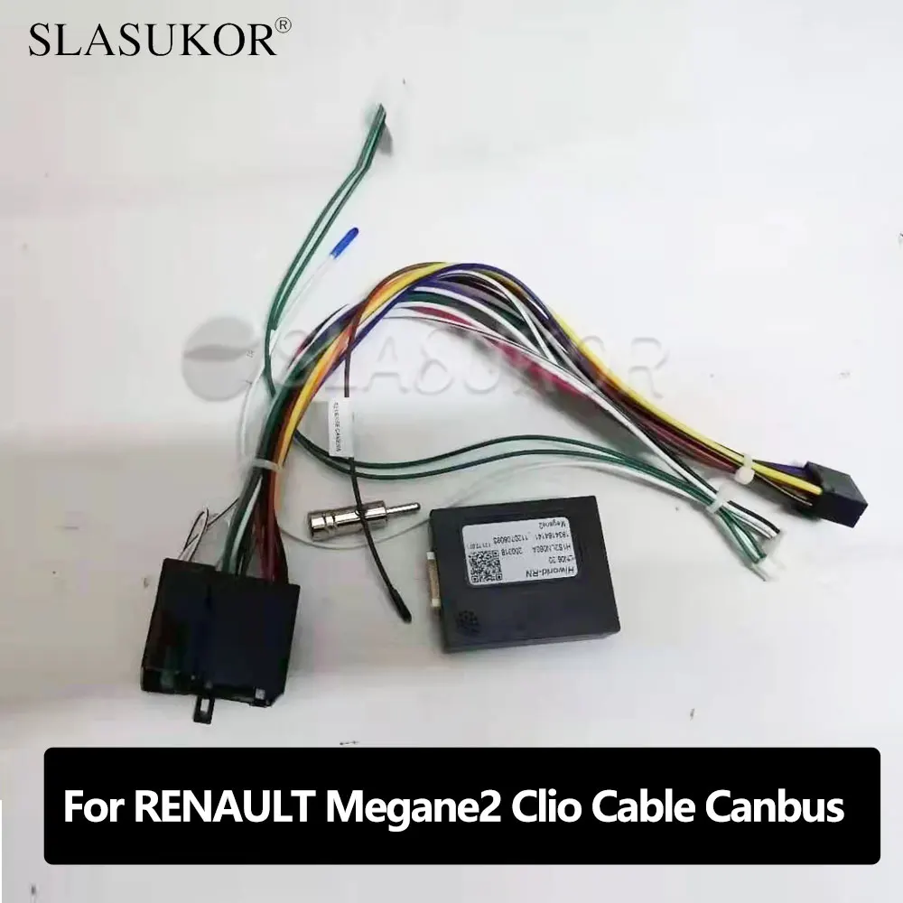 

Android Car Radio For RENAULT Megane2 Clio 2004 2005 2006 2007 Cable Canbus Avanza Rush Power Wiring Harness 16pin Car Radio