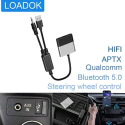 Car Bluetooth 5.0 A2DP APTX Music HiFi Receiver Module for Porsche Fit BMW Mini X3 X5 X6 E60 E65 E90 AUX USB Cable Adapter