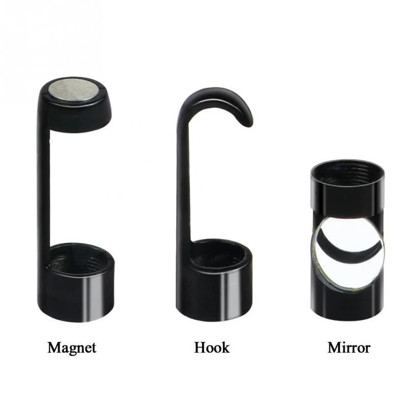 Accesseries Hook Magnet Side View Mirror Set Endoscope Camera Waterproof with Screw Threads Compatible for 8mm /5.5mm