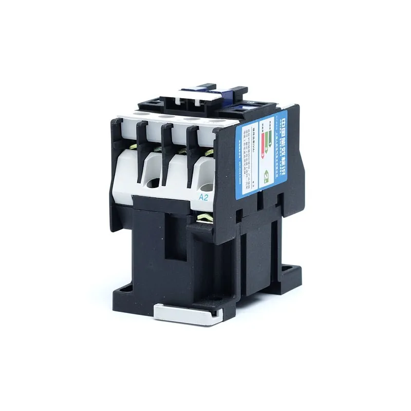 3 Phase Motor Magnetic Contactor Relay 12A 3P 3 Pole 1NO AC 24V 110V 220 Volts 380V Coil CJX2-1210 35mm Din Rail Mounting