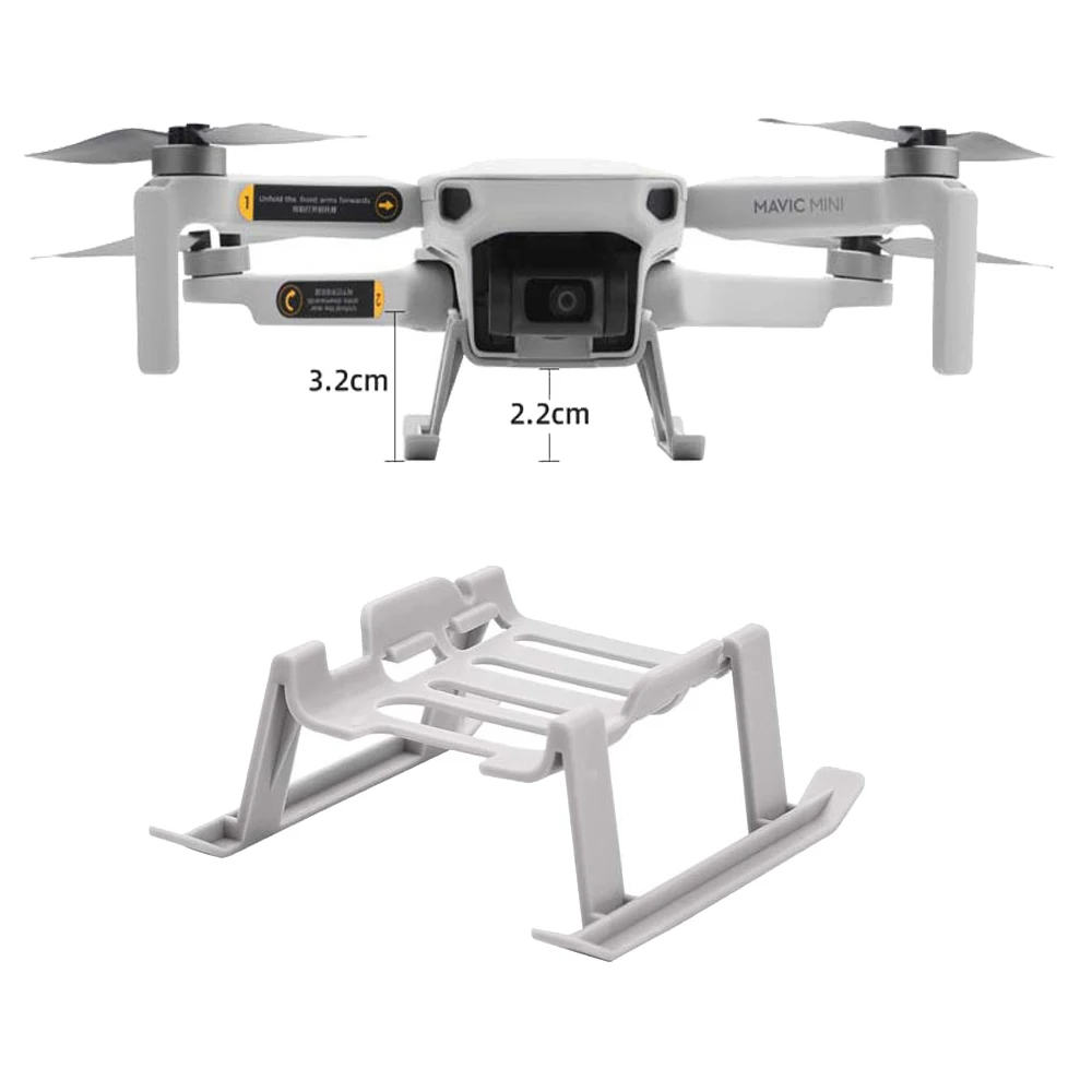 Height Extender for DJI Mini 4K/Mavic Mini 2/Mini SE Landing Gear Support Leg Stand Mount Expansion Protector Drone Accessories