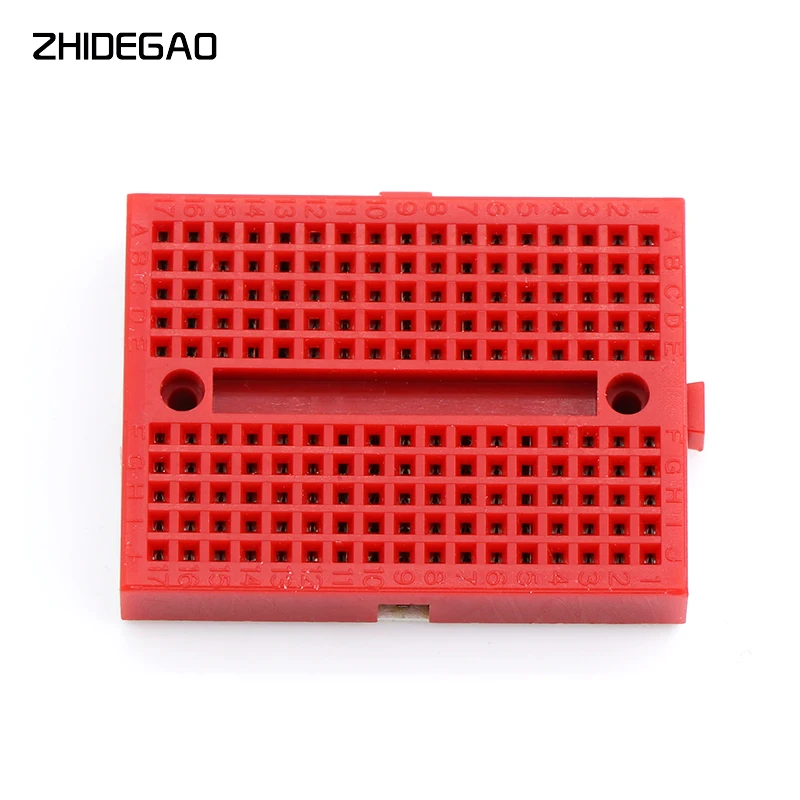 6 Buah SYB-170 Universal Solderless Prototipe Breadboard 170 Tie-Point Mini Breadboard Kit UNTUK Arduino ZHIDEGAO