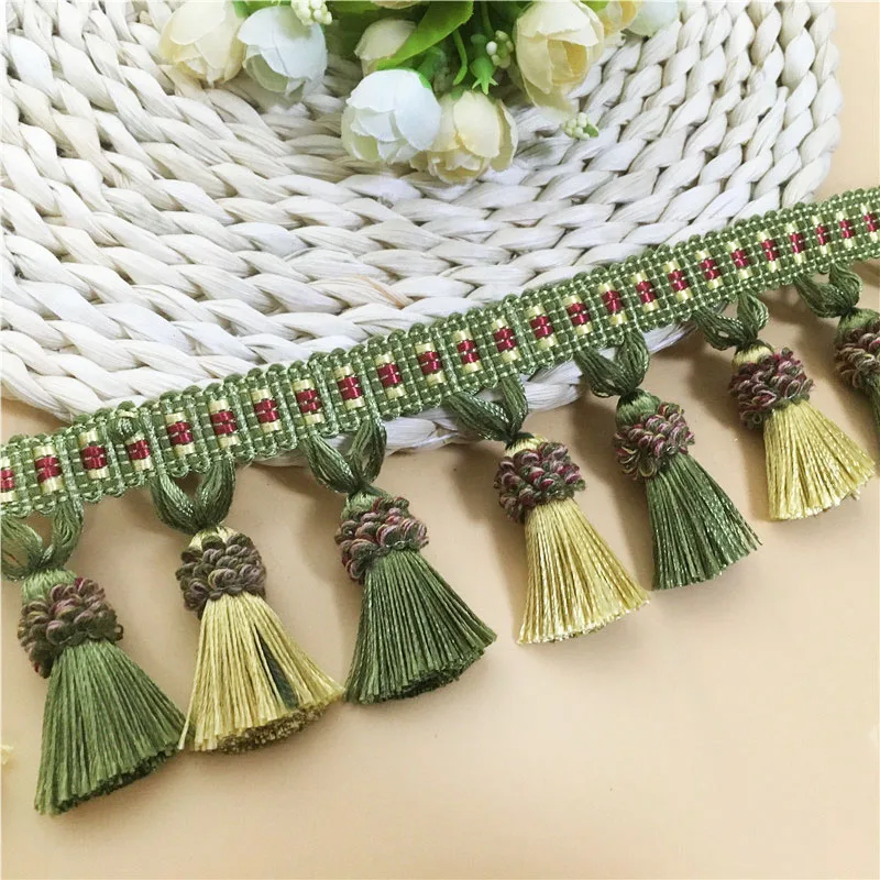 11.5 Meter Per Bag Tassel Curtain Fringe Curtain Trim Decoration Fringed Curtain Lace Trim Sewing Lace Fabric