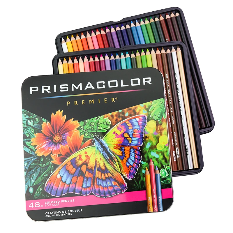 Imagem -02 - Prismacolor-premier Professional Lápis Coloridos Desenho de Núcleo Suave Conjunto de Lápis Oleoso para Artistas Iniciantes e Experientes