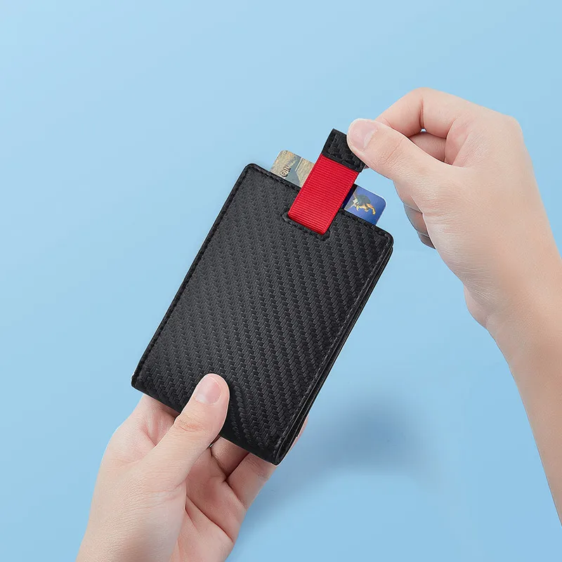 

2021 new high-end short wallet men's fashion simple card holder multifunctional cash wallet large capacity folding change pocket